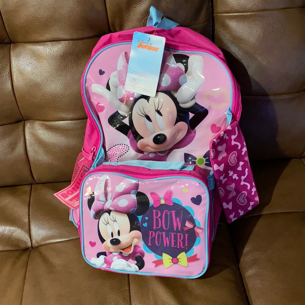 Minnie Mouse “bow power”backpack